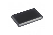 VIVO 6W/12W LED UP OR DOWN WALL LIGHT CCT BLACK (MESMERIZE)