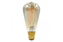 FILAMENT LED 4W BC ST19 LONG AMBER SYNERJI