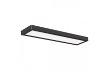 DL518 18W LED SURFACE PANEL LIGHT BLACK 3CCT