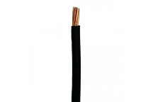 CUT H/WIRE 6MM PVC (BLK) /100M