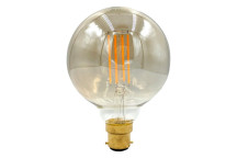 FILAMENT LED 4W BC G95 ROUND AMBER SYNERJI