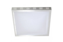 CF674 SQR 22W LED SILVER   POLY CEILING LIGHT