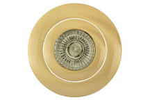 D19 12V TILT BAYONET D/L  POL/BRASS EUROLUX
