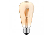 FILAMENT LED 6W ST64 E27 2200K DIMM AMBER GLASS (MESMERIZE)