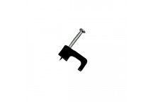 CABLE CLIP FLAT BLK 8.5MM  /100