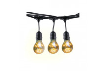 FESTOON HANGING BLACK 10XE27 10M IP44 SYNERJI