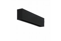 4549.2.3030 CAPRI DOWN FACE WALL LIGHT BLACK 3000K