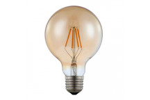 FILAMENT LED 6W G95 E27 2200K DIMM AMBER GLASS (MESMERIZE)