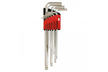 ALLEN KEY SET 9PCE L/ARM  BALL POINT 01604LM HELL