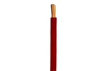 H/WIRE 4MM PVC (RED) /100M