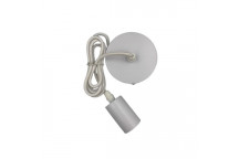 PENDANT LAMPHOLDER E27 MATT WHITE PLH006MWH (SYNERJI)