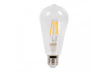 FILAMENT 6W LED CLEAR ST64 3000K DIMMABLE E27 G1205 (EUROLUX)