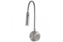 WB217 LED 3W FLEX ARM WALL LIGHT SATIN