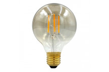 FILAMENT LED 4W ES G80 SHORT AMBER SYNERJI