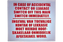LABEL DANGER WARNING