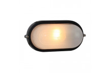 B/H SMALL OVAL PLAIN BLACK  W01A/B59