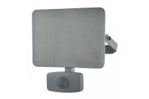FLOODLIGHT LED 50W PIR ANTI GLARE 6500K IP65 WHITE (SYNERJI)