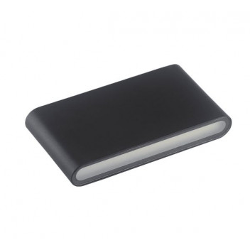 VIVO 6W/12W LED UP OR DOWN WALL LIGHT CCT BLACK (MESMERIZE)