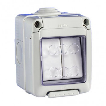 SWITCH 2L 16AMP W/TITE     27834 IP55
