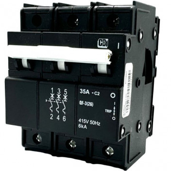 CBI 40A T/P (26MM) 6KA SAMITE MCB  QFE-3(26)