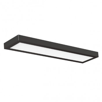 DL518 18W LED SURFACE PANEL LIGHT BLACK 3CCT