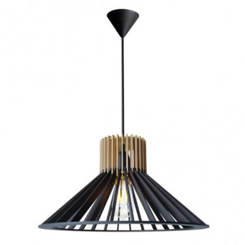 PEN810 BAMBOO BLK/NATURAL PENDANT
