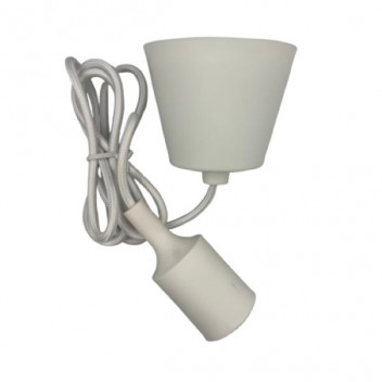 PENDANT LAMPHOLDER E27 WHITE PLH005WH (SYNERJI)