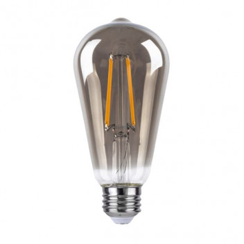 FILAMENT LED 6W ST64 PEAR E27 2700K DIMM SMOKEY GLASS (MESMERIZE)