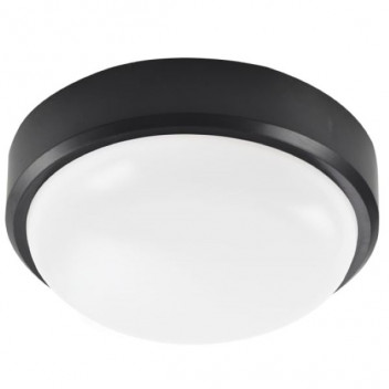 BH129 20W LED 4000K BLACK PVC BULKHEAD