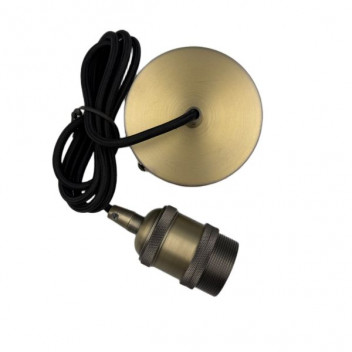 PENDANT LAMPHOLDER E27 MATT BRONZE PLH003MBZ (SYNERJI)