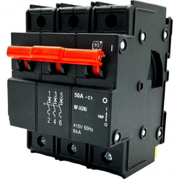 CBI 50A T/P (26MM) C1 ORANGE 6KA SAMITE MCB  QFE-3(26)