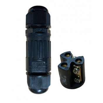 JOINT 3WAY CONNECTOR 24A   1-2.5MM BLK IP66