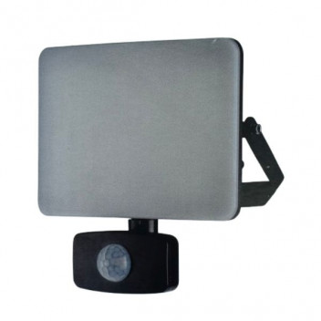FLOODLIGHT LED 50W PIR ANTI GLARE 6500K IP65 BLACK(SYNERJI)