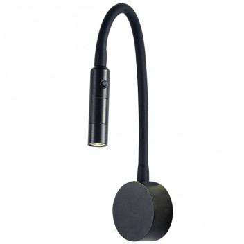 WB217 LED 3W FLEXI ARM WALL LIGHT BLACK