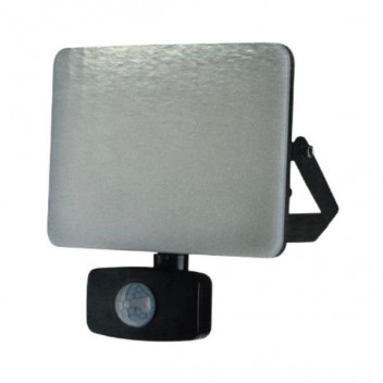 FLOODLIGHT LED 30W PIR ANTI GLARE 6500K IP65 BLACK(SYNERJI)