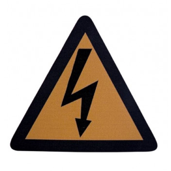 LABEL DANGER WARNING 100X  100 ELECTRIC