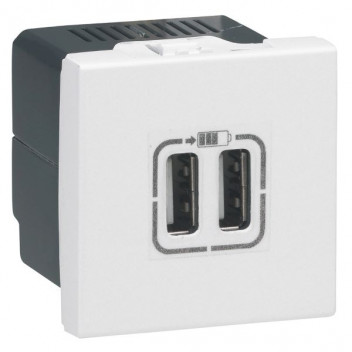 ARTEOR USB DUO. 5V 2400MA WHT 572078