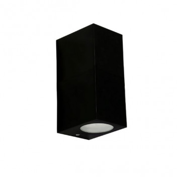 4543.2.30 BLOCK 2LIGHT GU10 WALL LIGHT BLACK