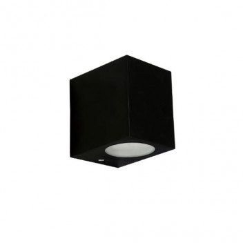 4556.1.30 BLOCK P DOWNFACE GU10 POLYCARB BLACK IP54