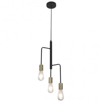 PEN563/3 BLACK 3LIGHT PENDANT
