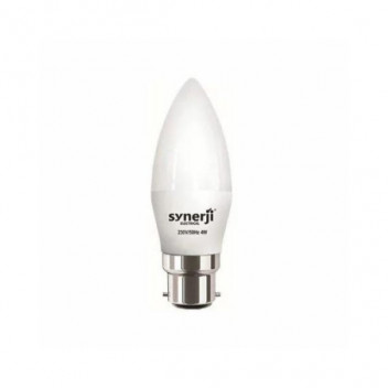 CANDLE 4.2W BC WW LED 3000K  NON-DIM SYNERJI (NEW)