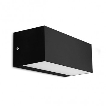 4524.12.30 MITE LARGE LED WALL LIGHT 3CCT BLACK
