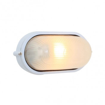 B/H SMALL OVAL PLAIN WHITE W01A/59