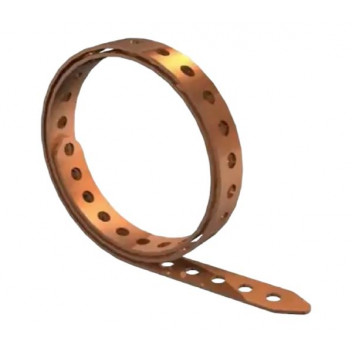 EARTH STRAP COPPER CUT / MTR 0.4MM