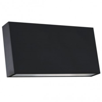 L378 PVC 8W LED UP/DOWN WALL LIGHT MATT BLACK