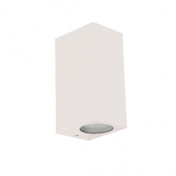 4543.2.31 BLOCK 2LIGHT GU10 WALL LIGHT WHITE