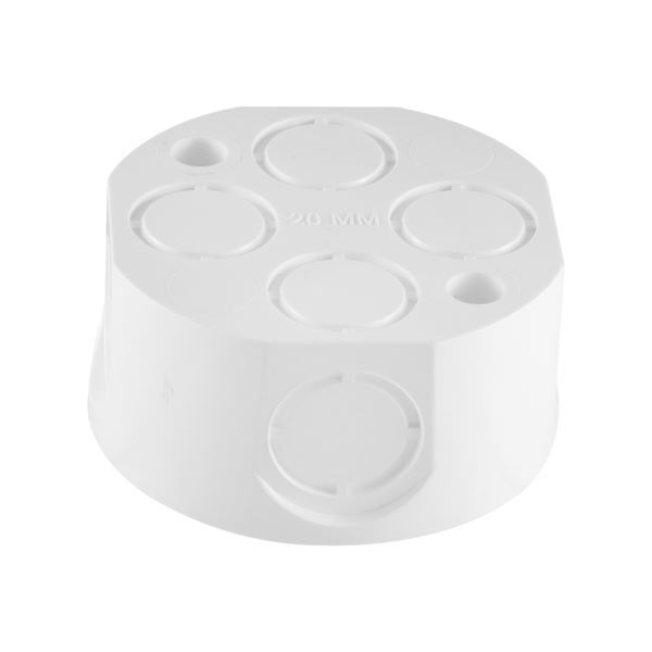 PVC PUSH-IN 8 WAY RND.BOX 9018 C/T