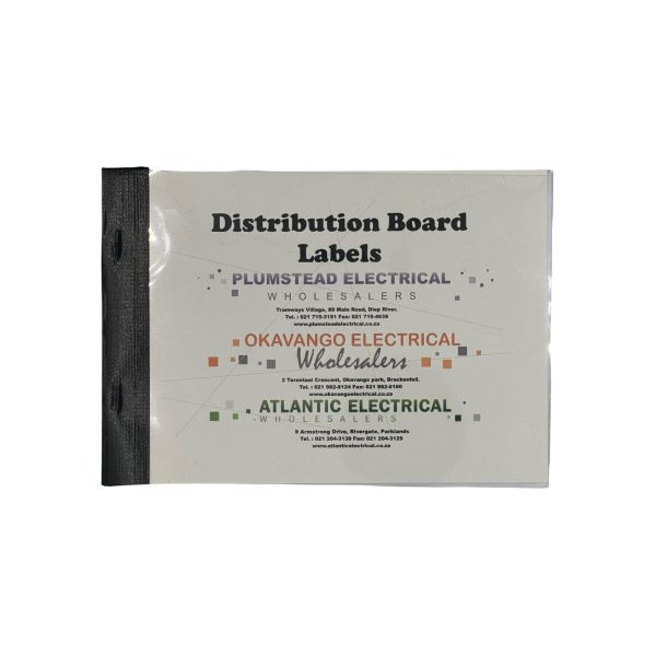 LABEL BOOKLET ASSORTED D B LABELS