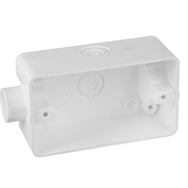 PVC 4X2 SPOUT SW/BOX FLUSH 9037