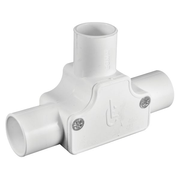 PVC 20MM INSPEC/ TEE 9131 [PKT=20] C/T